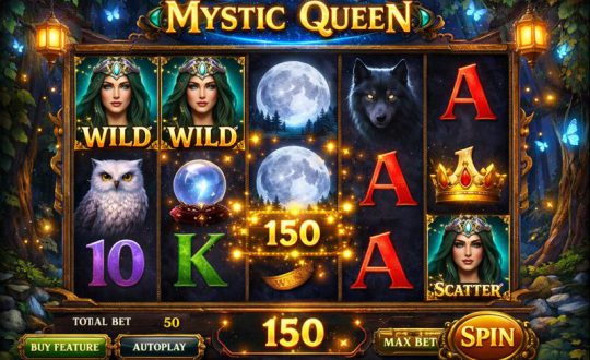 Mystic Queen 老虎机画面